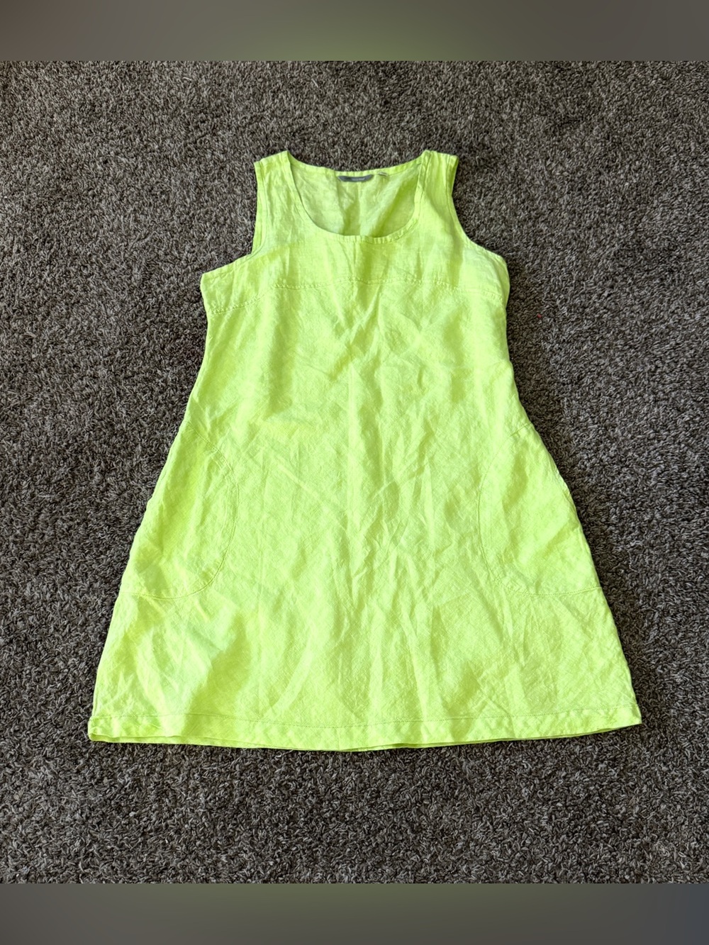 Sleeveless Linen Dress